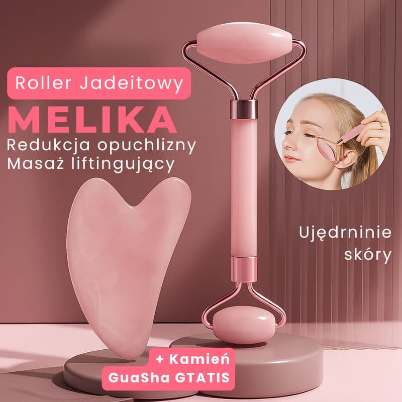 Roller jadeitowy Melika -
napięta skóra w 7 dni!